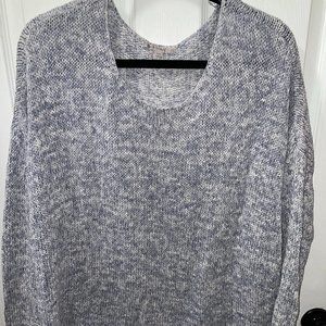 Gap light blue and white sweater size extra large